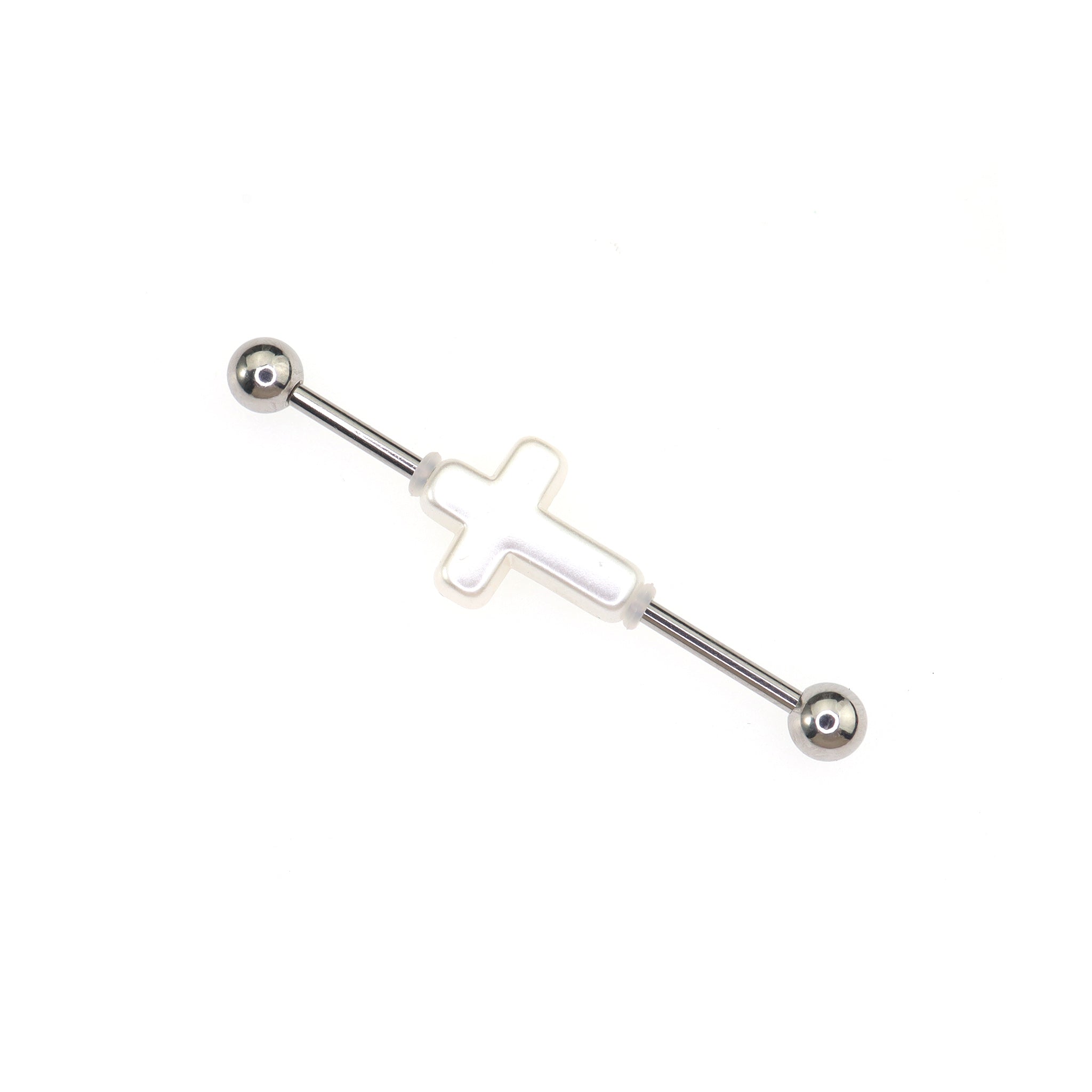 3D Resin Cross stainless steel Industrial Barbell