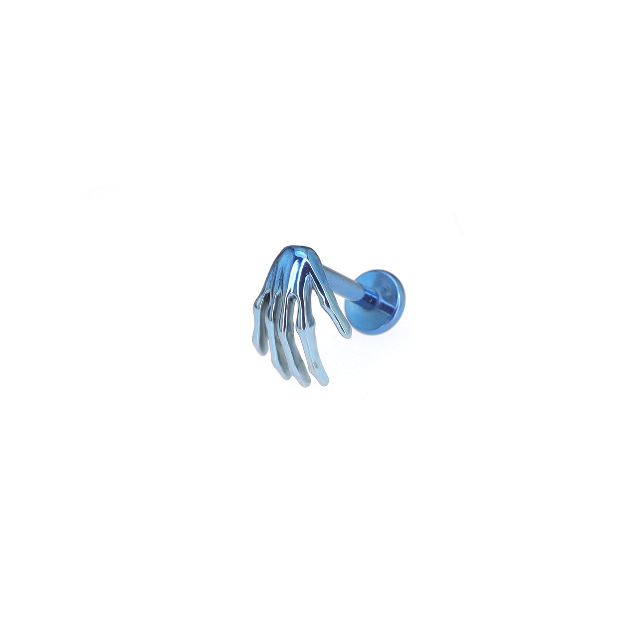 3D Skeleton Hand Internally Threaded Titanium Studs