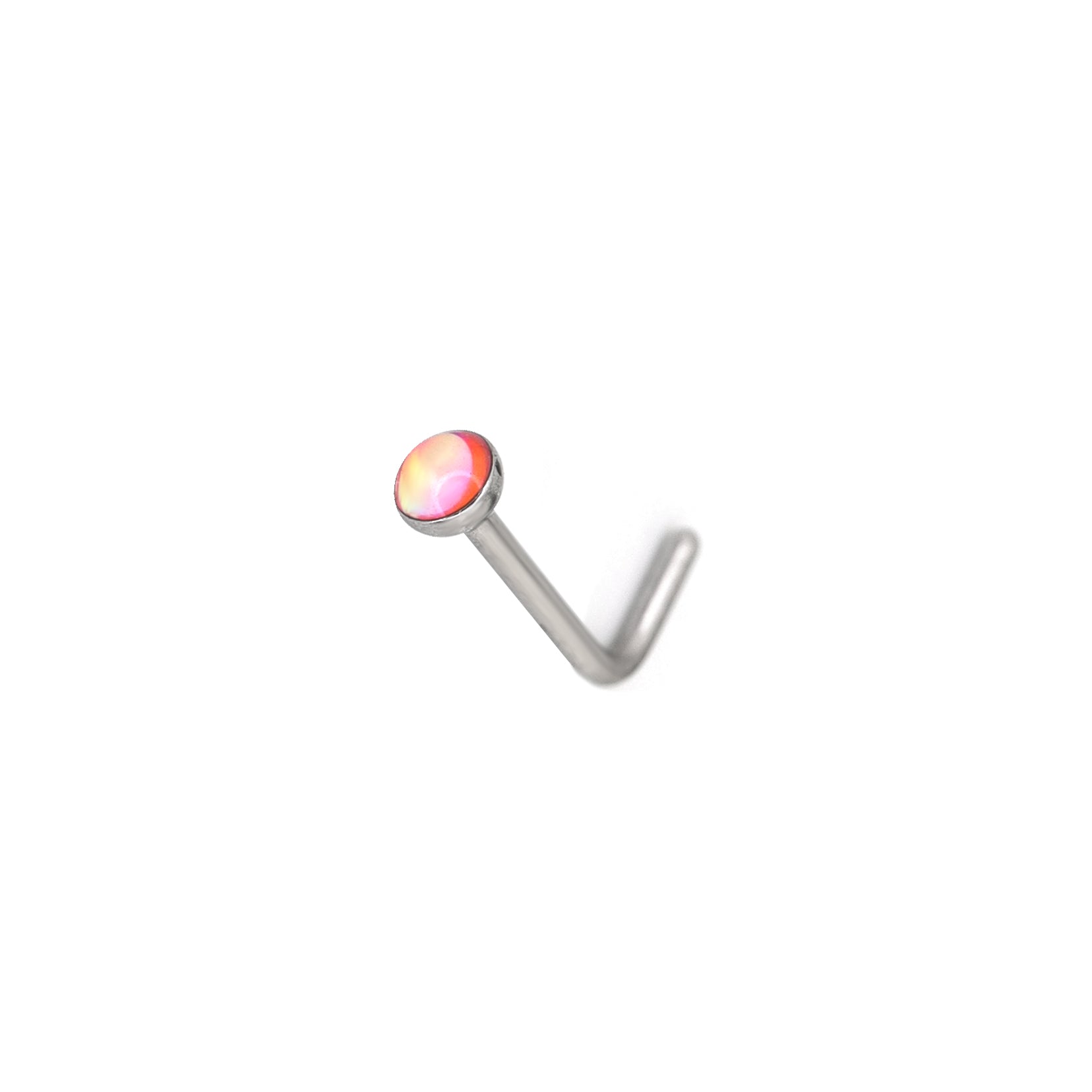 20G L-Shape stainless steel Nose Stud