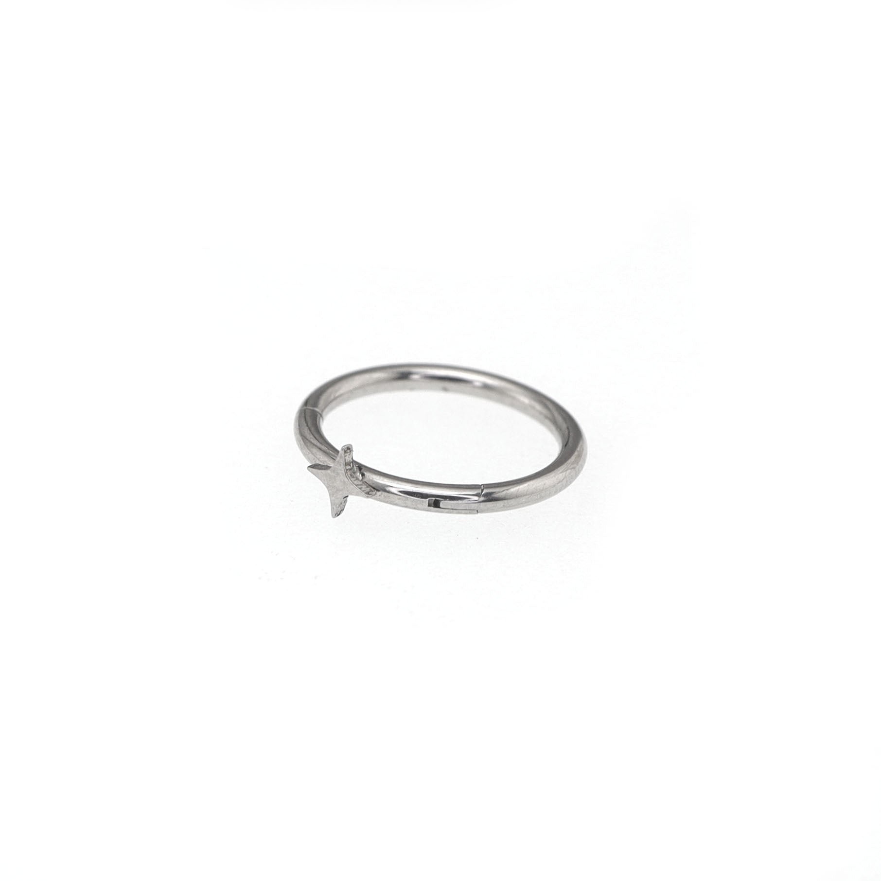 Four-Point Star stainless steel Segment Hoop