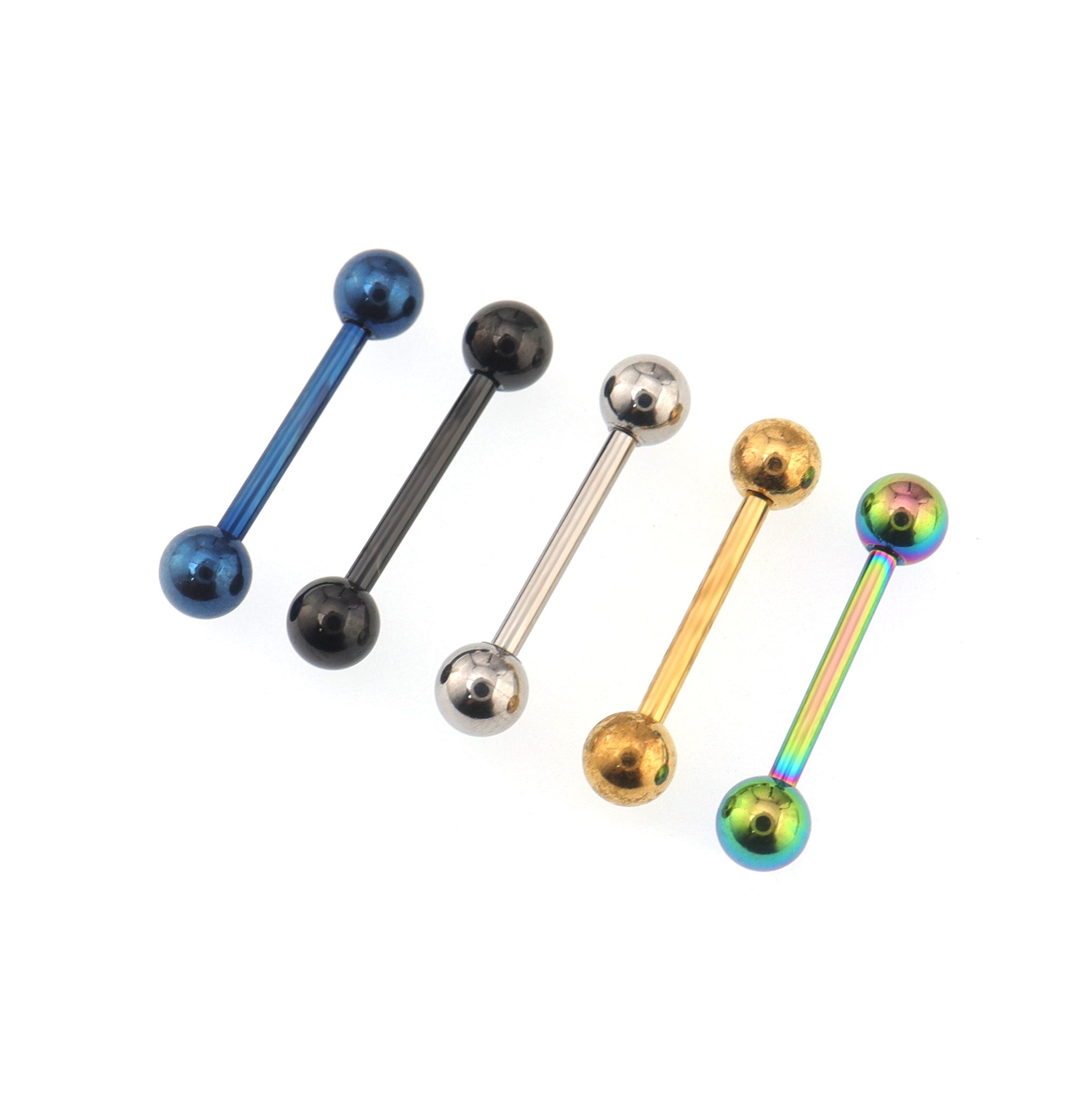 5/10PCS Classic Stainless Steel barbell Studs Set
