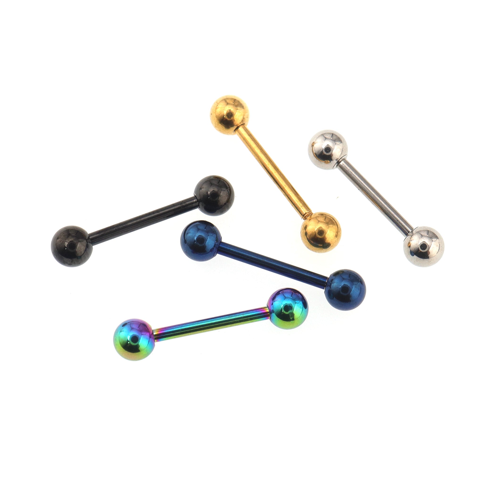 5/10PCS Classic Stainless Steel barbell Studs Set