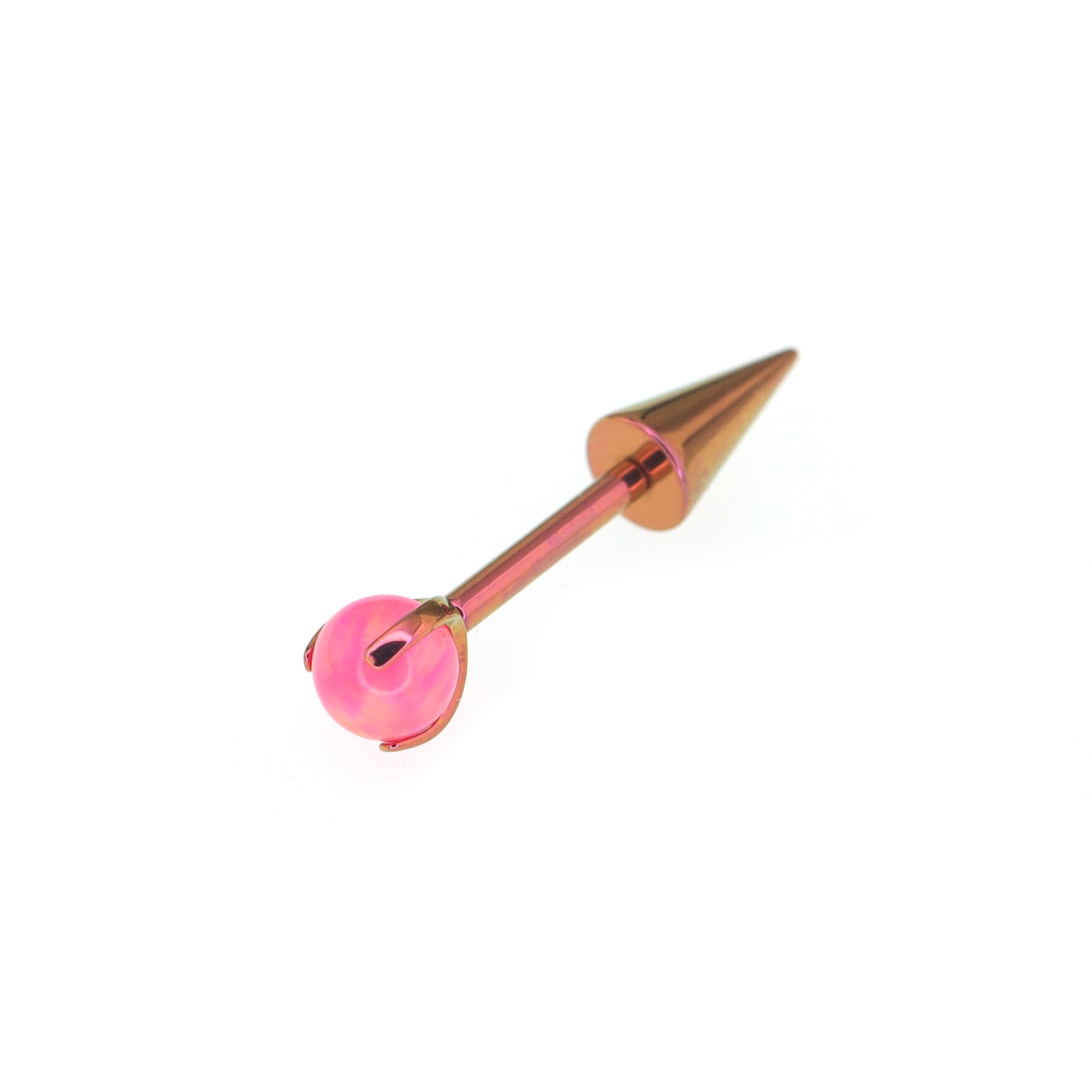 Opal Spike Internally Threaded Titanium Cartilage Studs ph1 查件