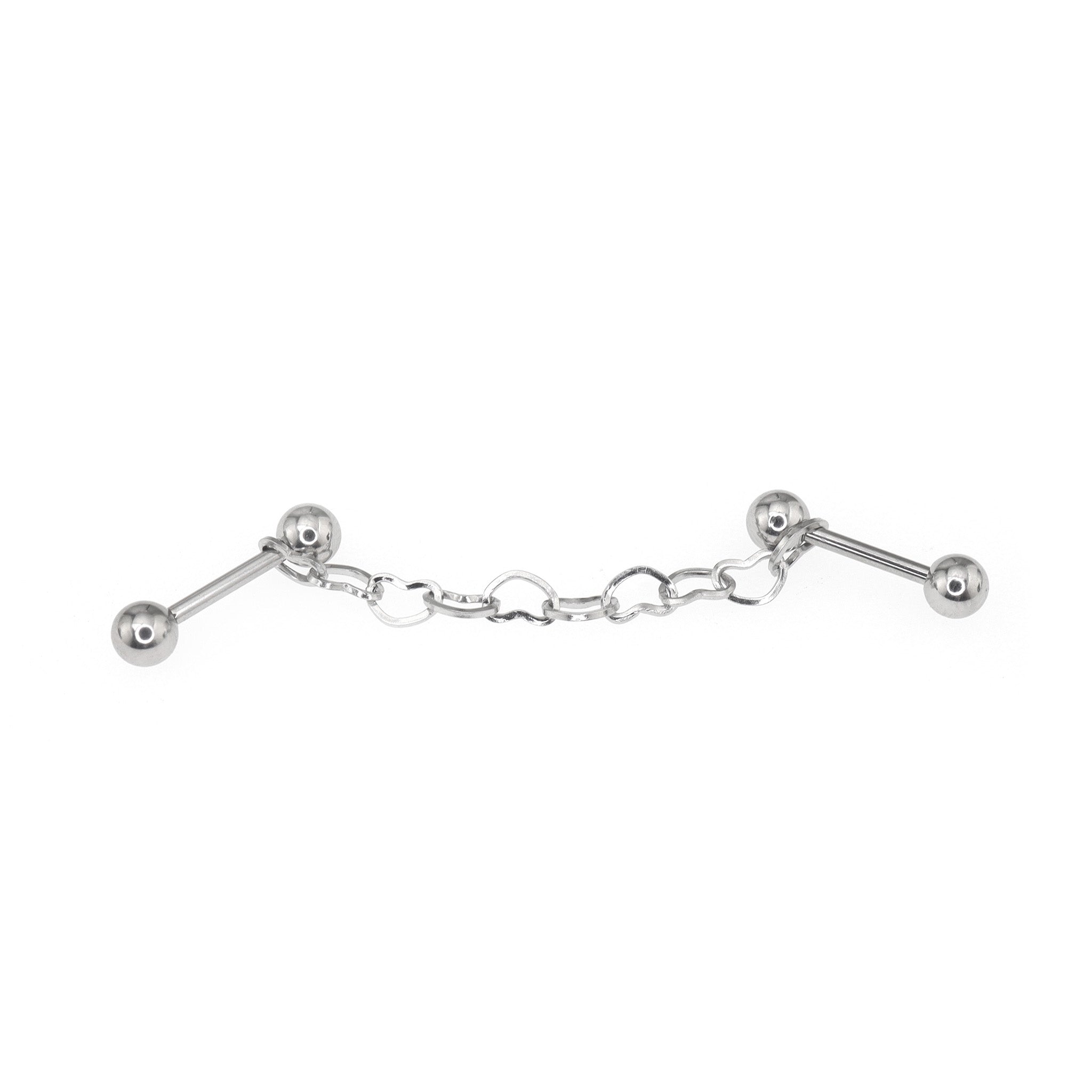 Black Heart Chain tainless steel Industrial Barbell ph1