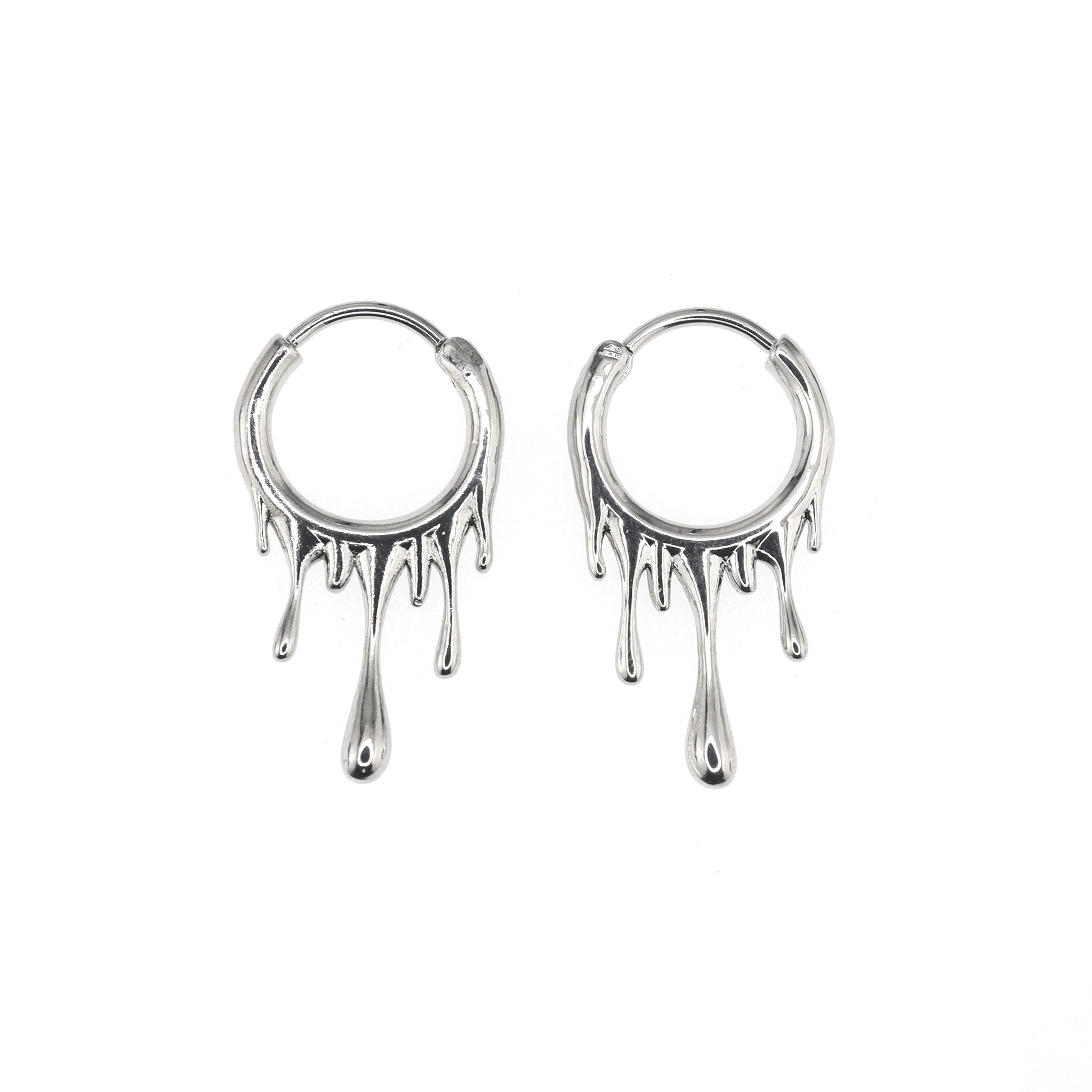 Lava Flow Gradient stainless steel Earrings ph1