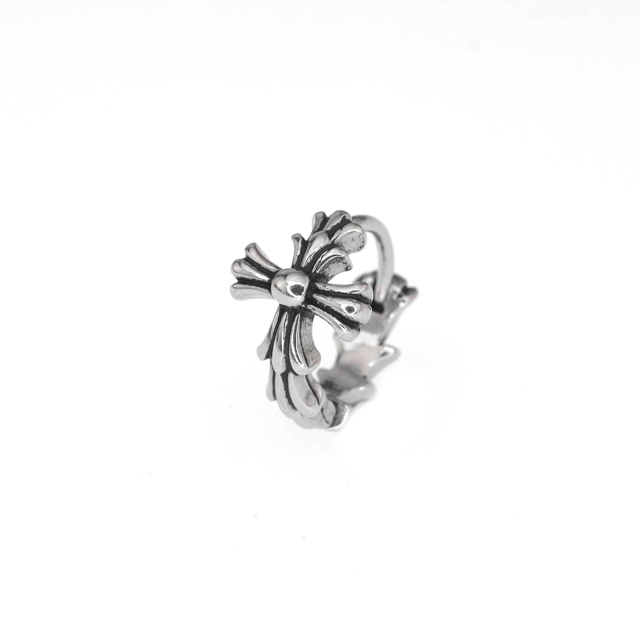 Chrome Hearts Style Cross tainless steel Earrings ph1