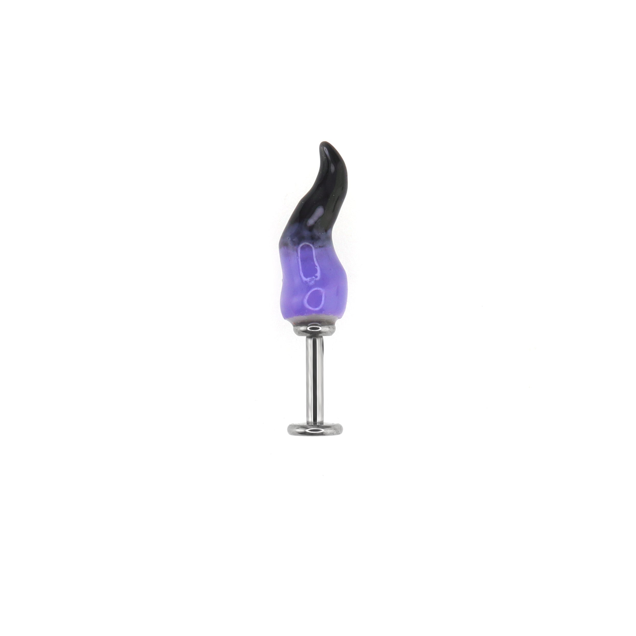 Purple Satan Titanium Helix Studs ph1