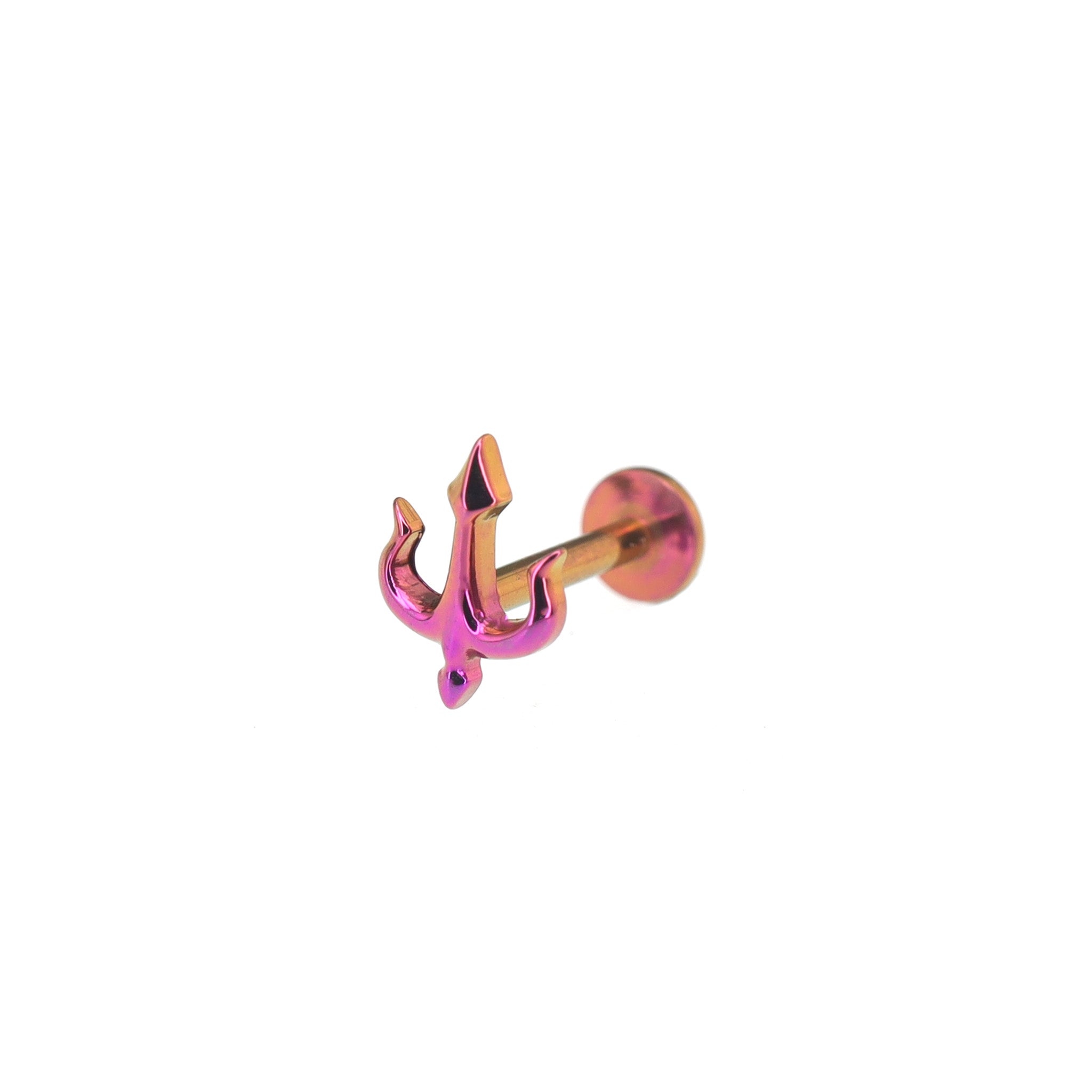 Trident Internally Threaded Titanium Ear Studs