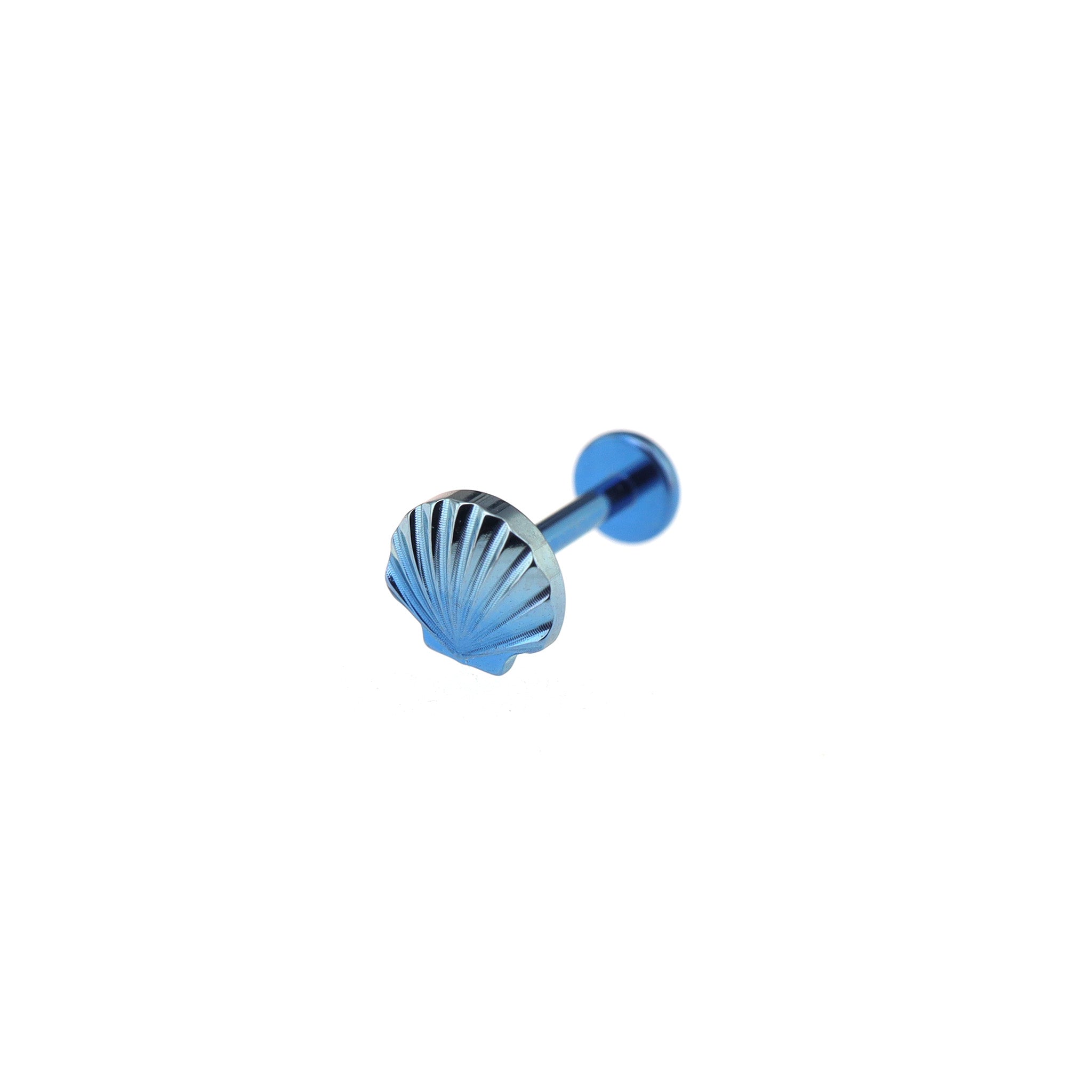 3D Engraved Shell Internally Threaded Titanium Studs