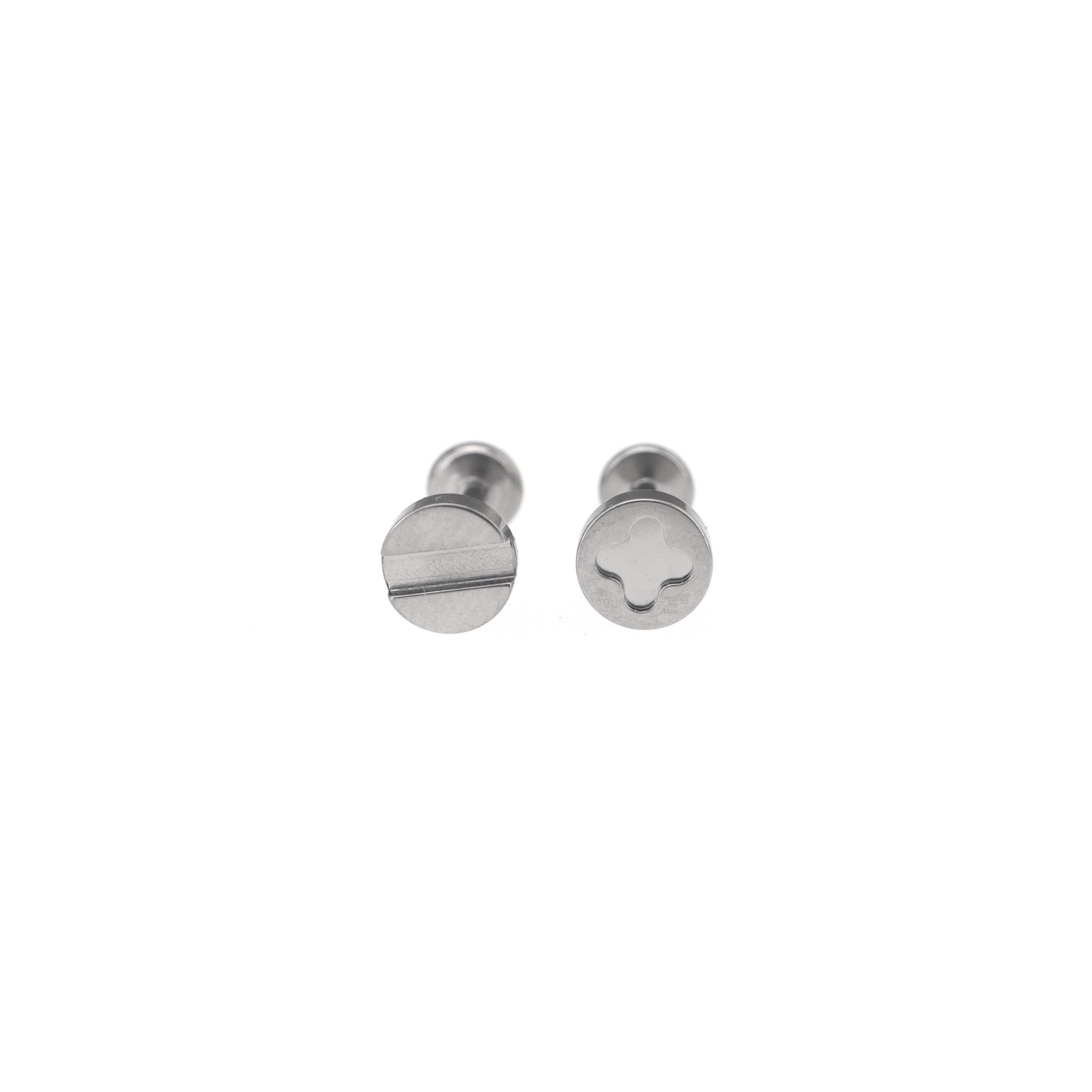 Screw Top Internally Threaded Titanium Lip Ring