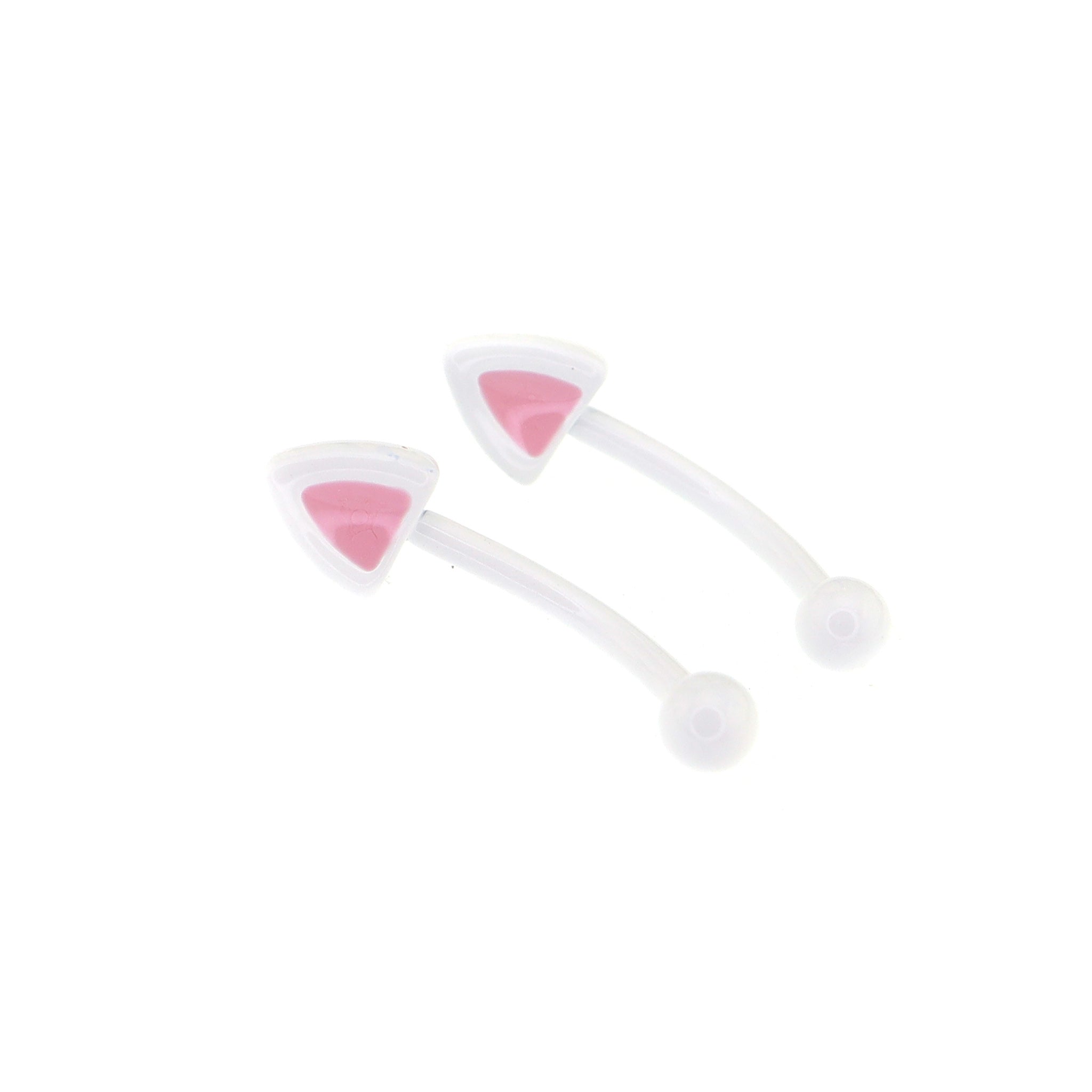 Colorful Cat Ear stainless steel Rook Stud ph1