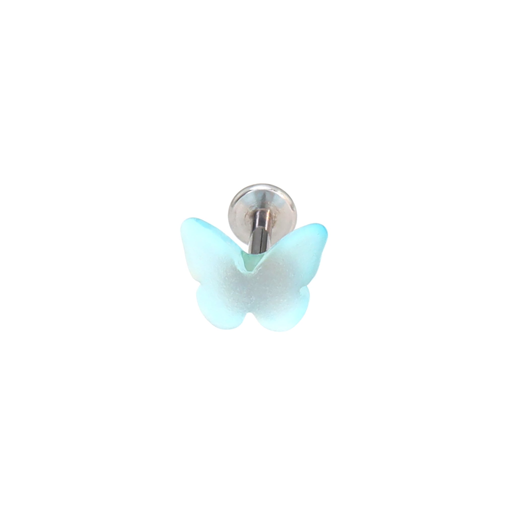 Colorful Resin Butterfly Internally Threaded Stud ph1