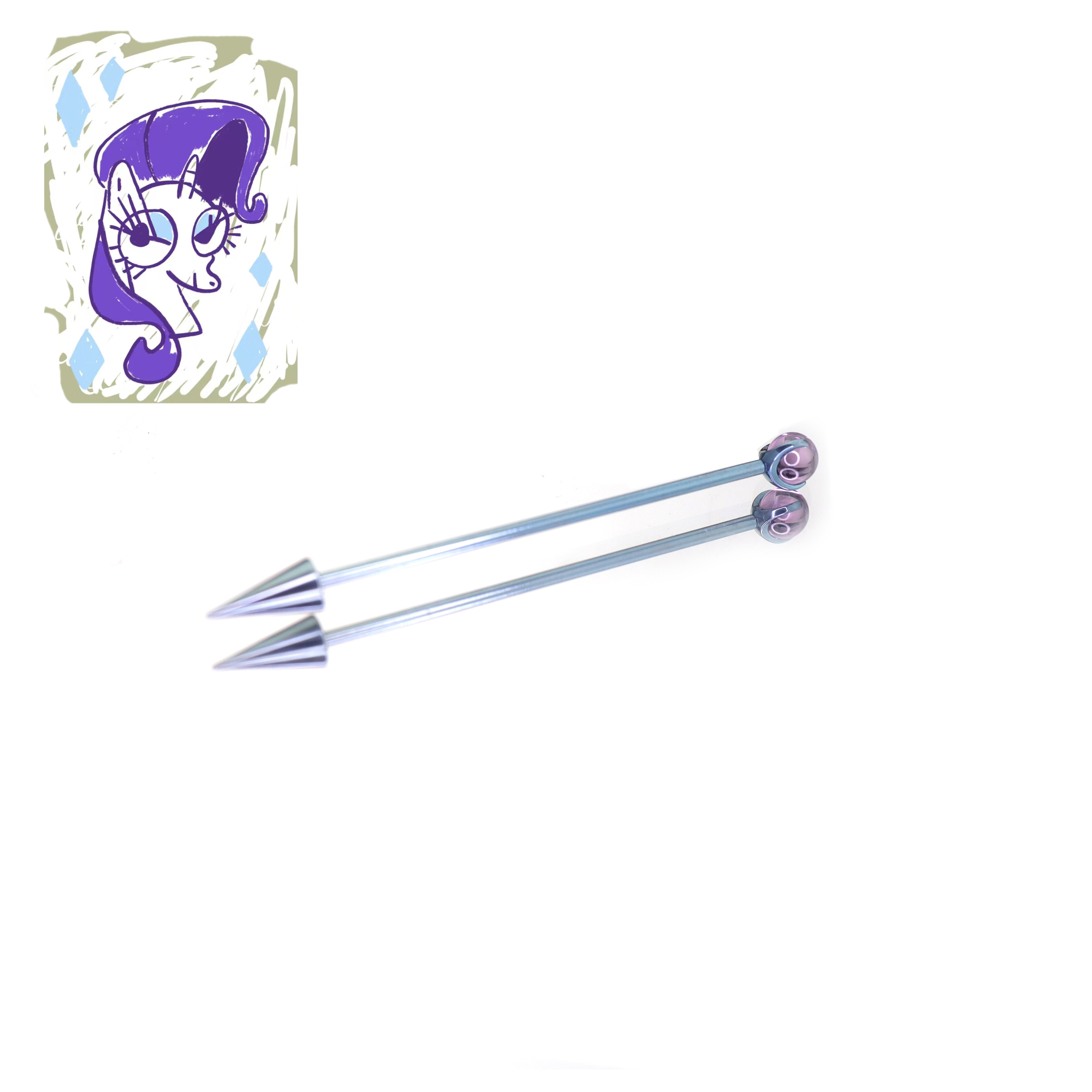 MLP Titanium Zirconia Industrial Barbell