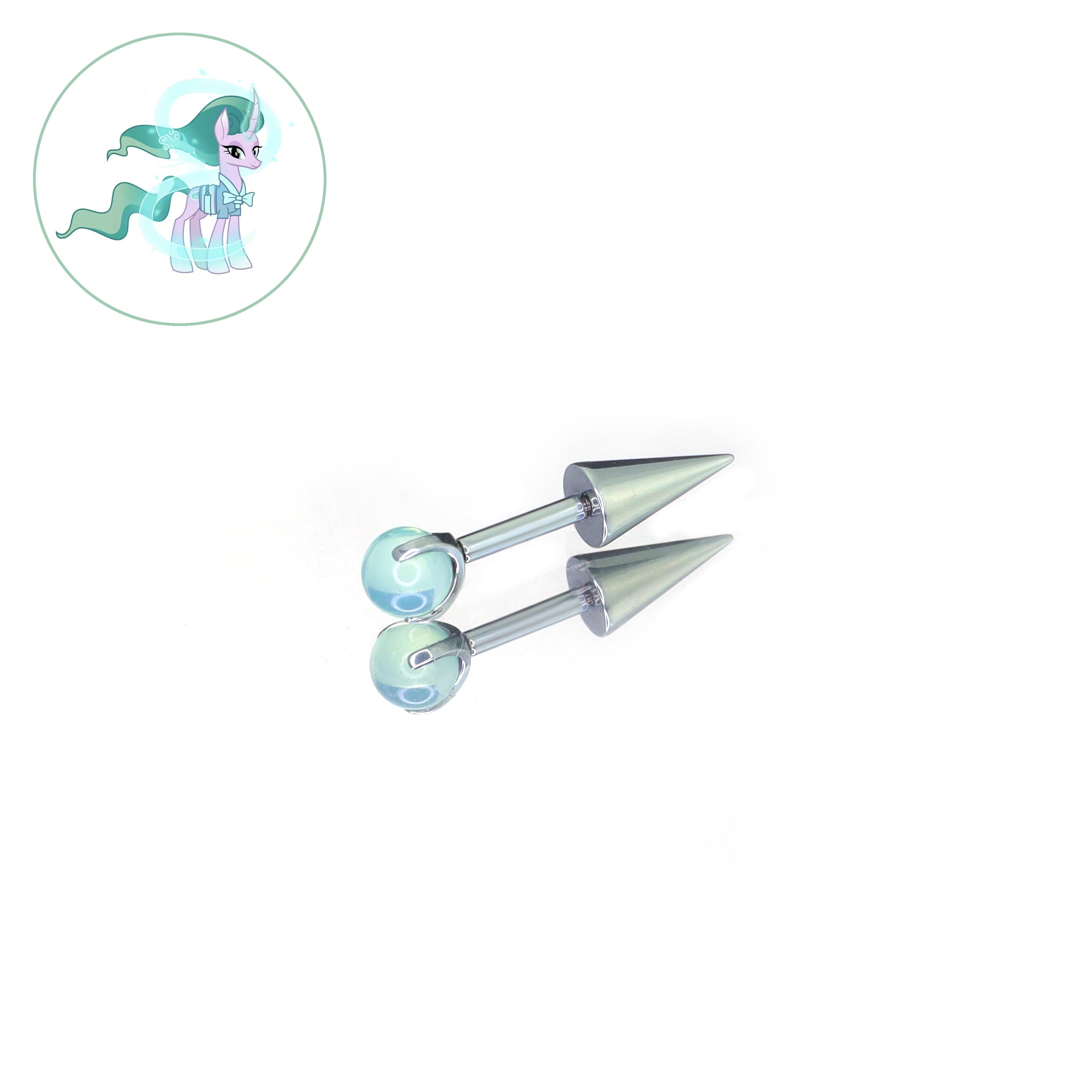 MLP  Opal CZ  Barbell - Ear