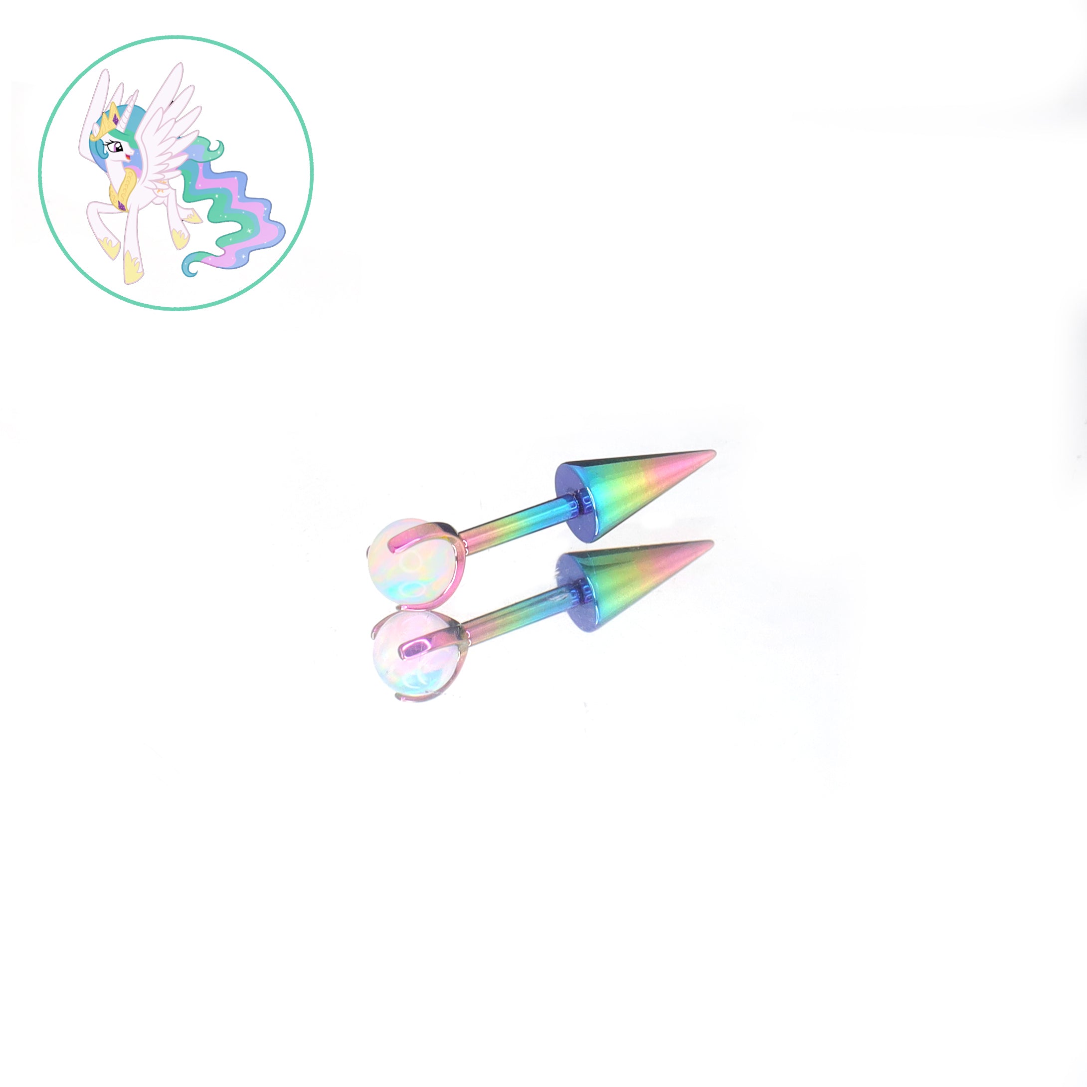 MLP  Opal CZ  Barbell - Ear