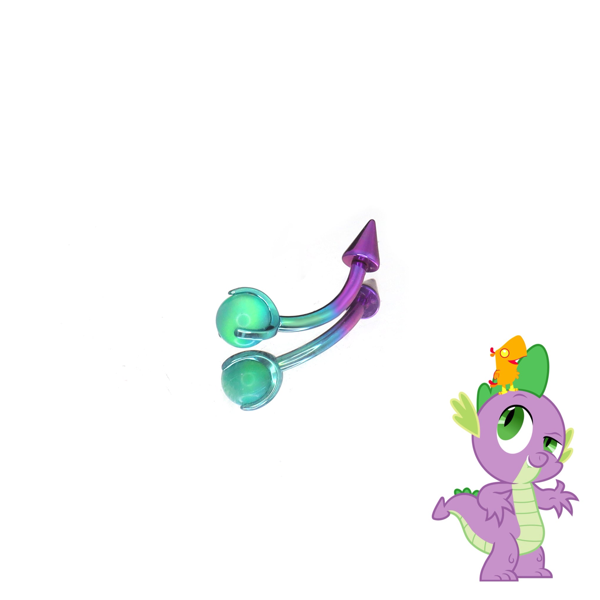 MLP  Titanium Opal Rook - eyebrow