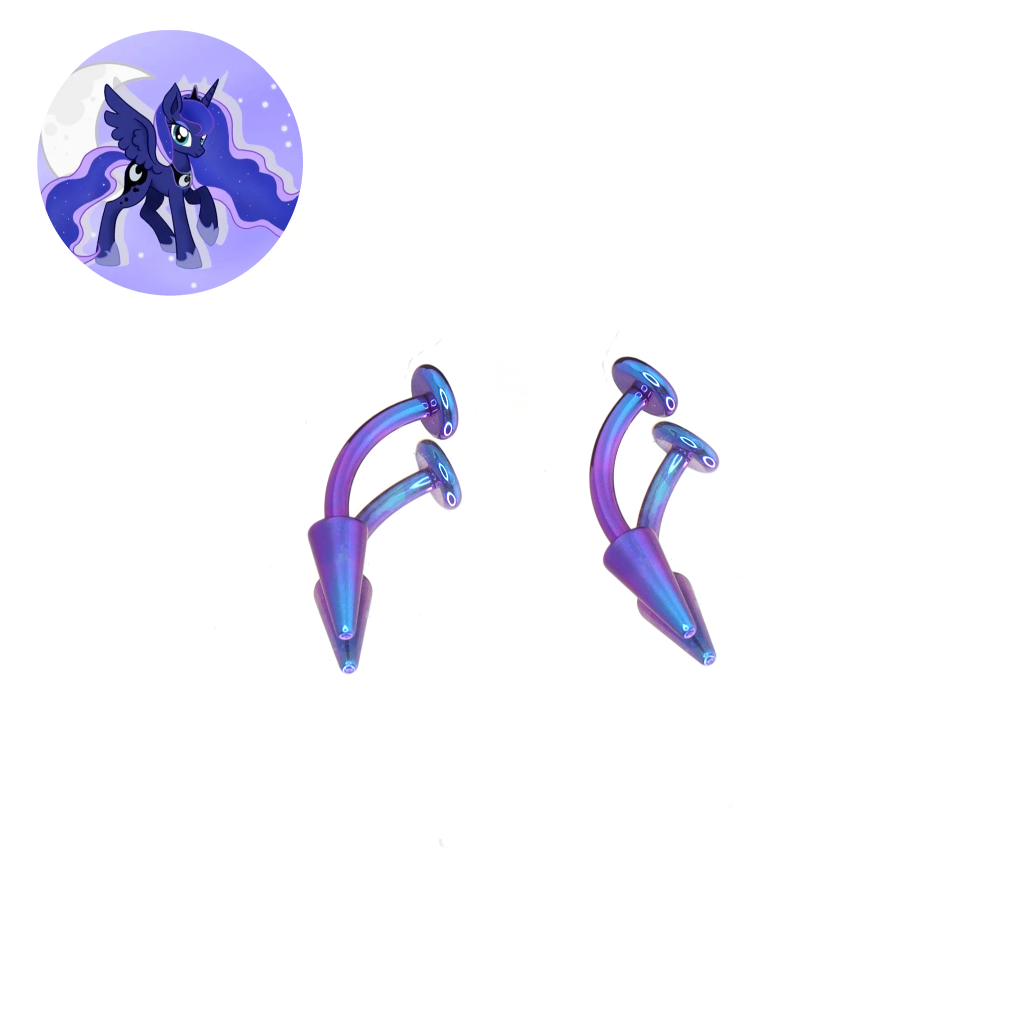 MLP  Titanium Rook - eyebrow