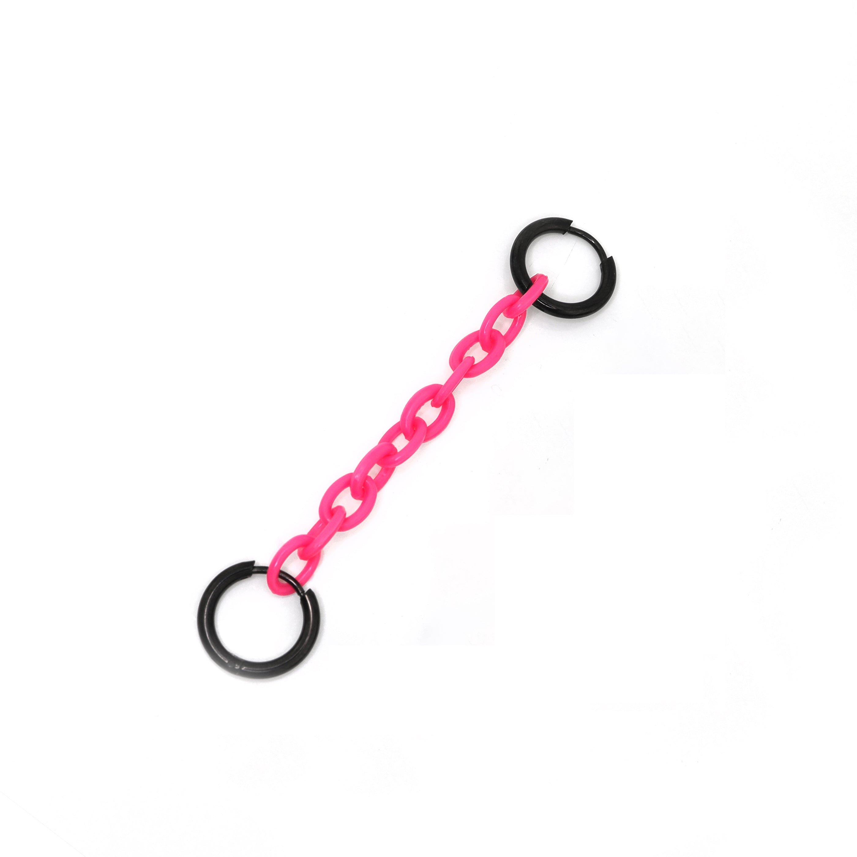 Dopamine Color Acrylic Chain Earrings ph1
